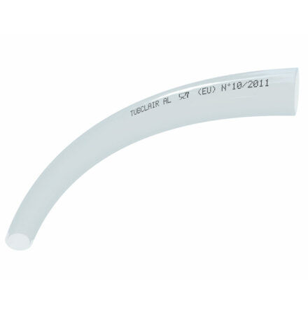 Slang PVC 19x26mm Transparent Livsmedelsgodknd
