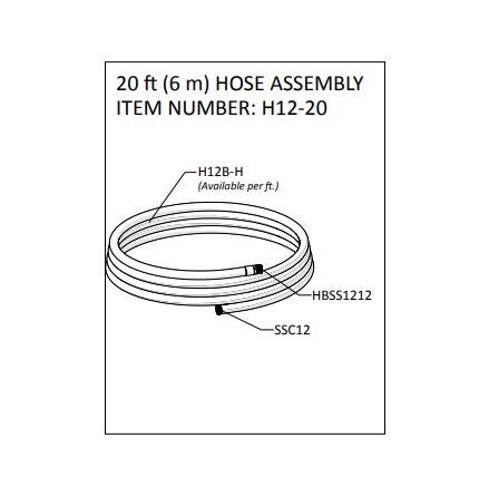 Reservslang 6m till Skumplggare 19L + 38L (DEMA H12-20)