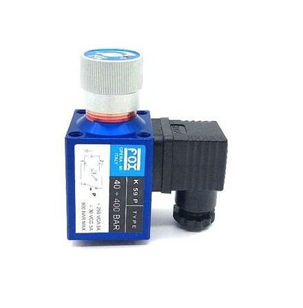 Tryckvakt 1/4" 40-400 BAR, RATT IP65 (Fox K59---/--/P-)