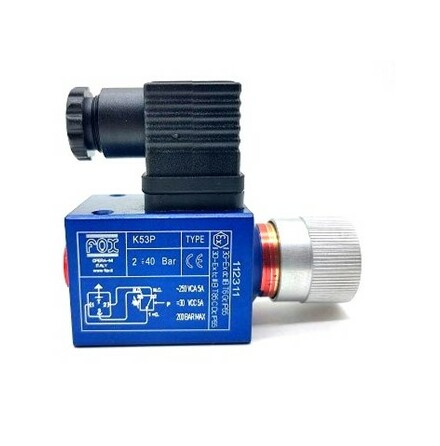 Tryckvakt 1/4" 2-40 BAR, RATT IP65 (Fox K53---/--/P-)