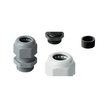 Kabelfrskruvning M32x1,5 (15-21 mm) IP68 Mrkgr RAL 7001 (Jacob 50.632 PA7001)