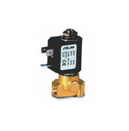 3/2-v�gs Magnetventil 1/8" NC Direktverkande M�ssing 24VDC Fl�de: 1,0 l/min Tryck: 0-10 bar (rotork / m&m B397CVC2250)